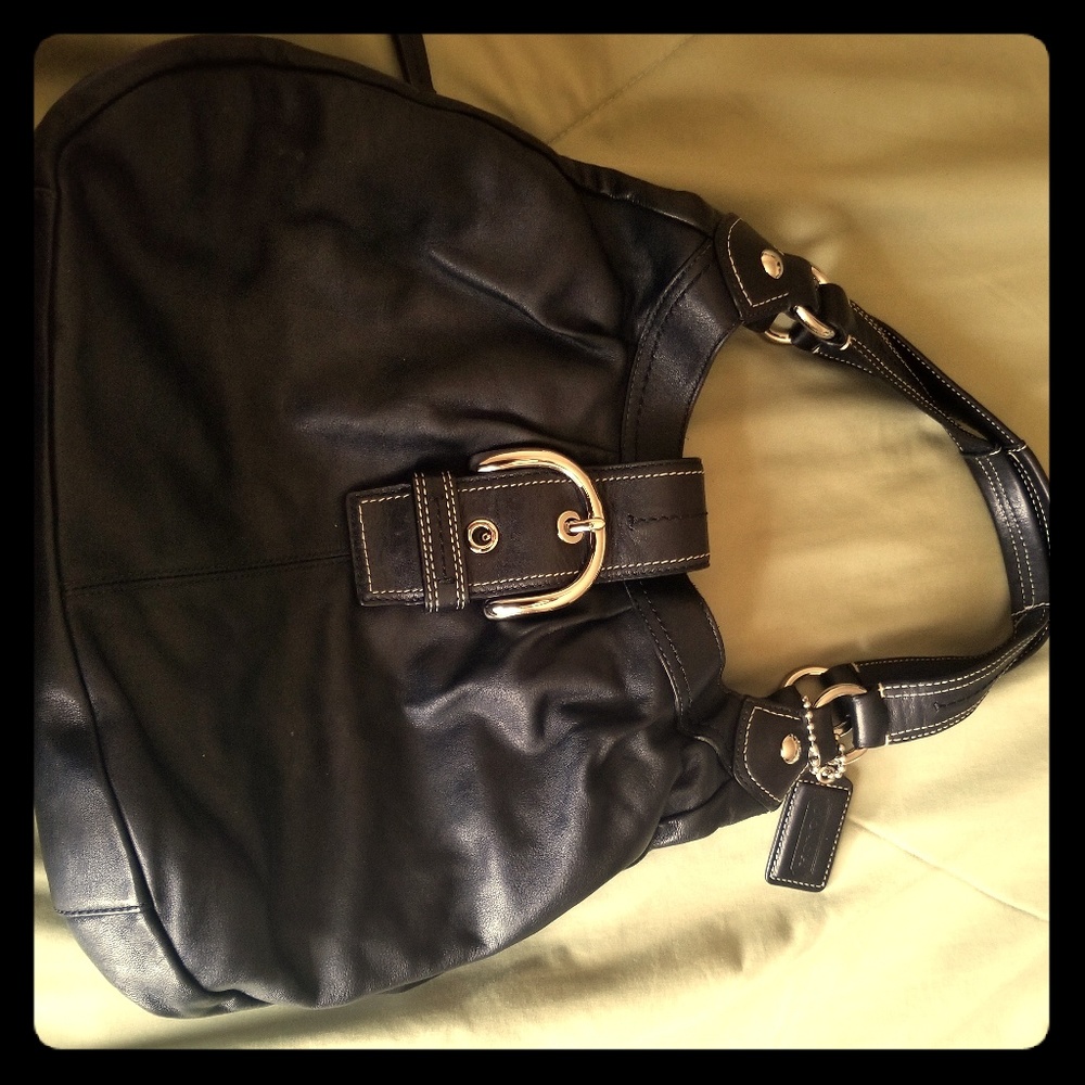 Leather Coach bag